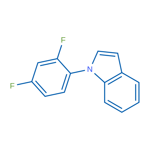 1-(2,4-Difluorophenyl)-1H-indole 1g