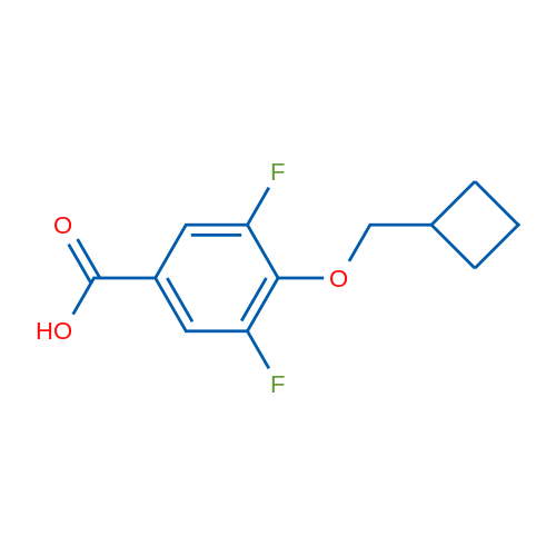 4-(Cyclobutylmethoxy)-3,5-difluorobenzoic acid 1g