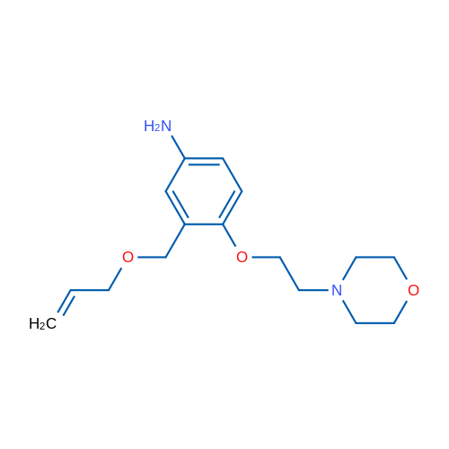 3-(Allyloxymethyl)-4-(2-morpholinoethoxy)aniline 1g