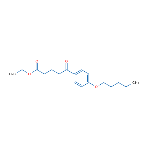 Ethyl 5-oxo-5-(4-pentyloxyphenyl)valerate 1g