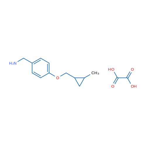 (4-((2-Methylcyclopropyl)methoxy)phenyl)methanamine oxalate 1g