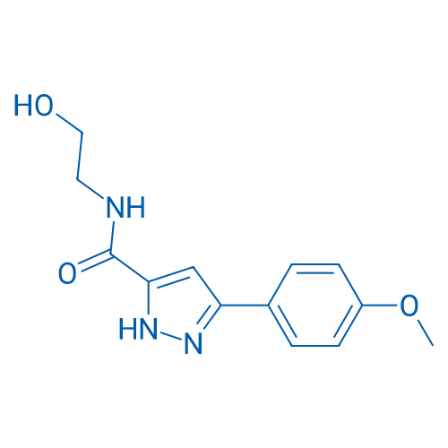 N-(2-Hydroxyethyl)-3-(4-methoxyphenyl)-1H-pyrazole-5-carboxamide 1g