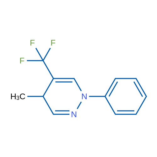4-Methyl-1-phenyl-5-(trifluoromethyl)-1,4-dihydropyridazine 1g