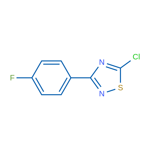 5-Chloro-3-(4-fluorophenyl)-1,2,4-thiadiazole 5g