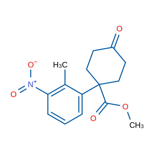 Methyl 1-(2-Methyl-3-nitrophenyl)-4-oxocyclohexanecarboxylate 1g