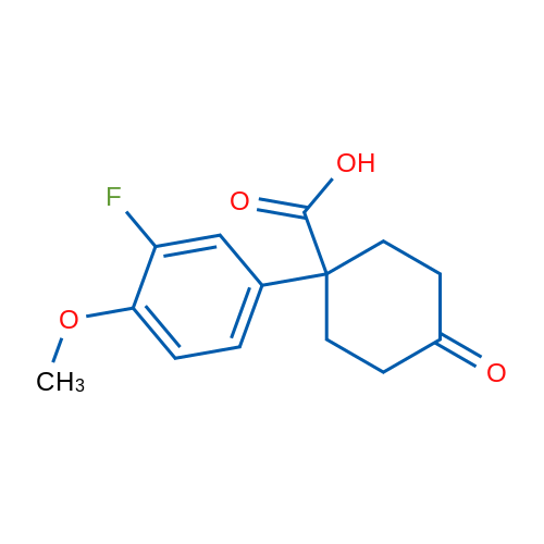 1-(3-Fluoro-4-methoxyphenyl)-4-oxocyclohexanecarboxylic Acid 5g