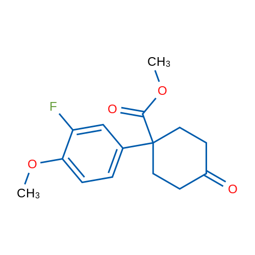 Methyl 1-(3-Fluoro-4-methoxyphenyl)-4-oxocyclohexanecarboxylate 5g