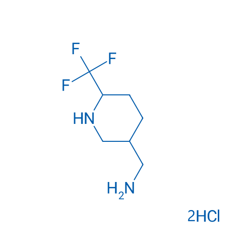 5-(Aminomethyl)-2-(trifluoromethyl)piperidine Dihydrochloride 250mg