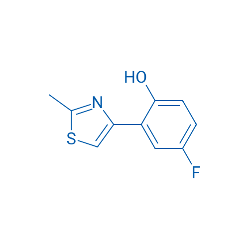 4-Fluoro-2-(2-methylthiazol-4-yl)phenol 1g