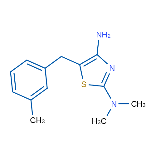 N2,N2-Dimethyl-5-(3-methylbenzyl)thiazole-2,4-diamine 1g
