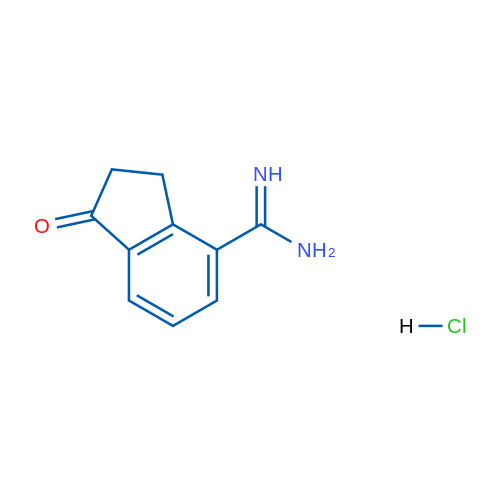 1-Oxo-2,3-dihydro-1H-indene-4-carboximidamide hydrochloride 1g
