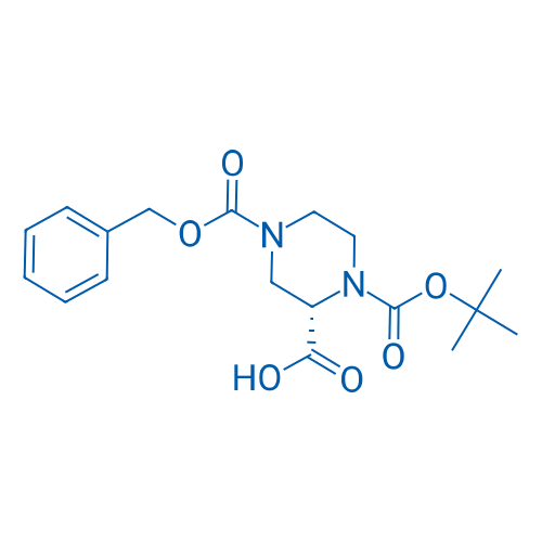 (S)-4-((Benzyloxy)carbonyl)-1-(tert-butoxycarbonyl)piperazine-2-carboxylic acid 250mg