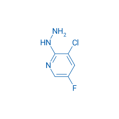 3-Chloro-5-fluoro-2-hydrazinylpyridine 1g