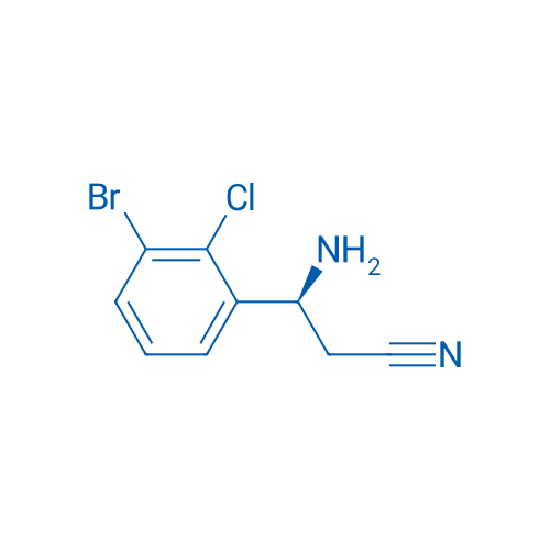 (3S)-3-AMINO-3-(3-BROMO-2-CHLOROPHENYL)PROPANENITRILE 1g