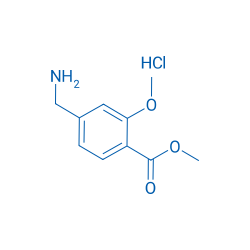 Methyl 4-(aminomethyl)-2-methoxybenzoate hydrochloride 250mg