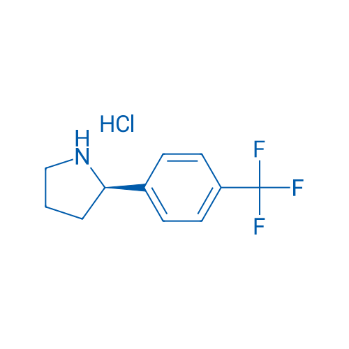 (R)-2-(4-(Trifluoromethyl)phenyl)pyrrolidine hydrochloride 250mg