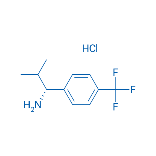 (R)-2-Methyl-1-(4-(trifluoromethyl)phenyl)propan-1-amine hydrochloride 100mg