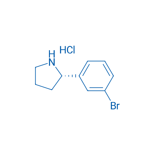 (S)-2-(3-Bromophenyl)pyrrolidine hydrochloride 1g