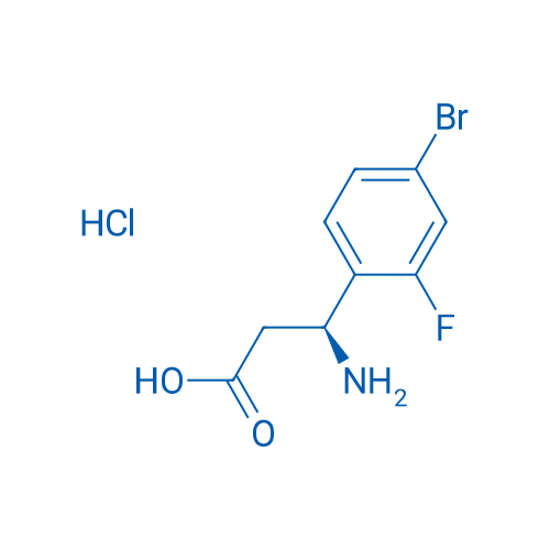 (S)-3-Amino-3-(4-bromo-2-fluorophenyl)propanoic acid hydrochloride 1g