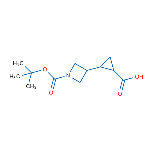 2-(1-(tert-Butoxycarbonyl)azetidin-3-yl)cyclopropanecarboxylic acid 5g