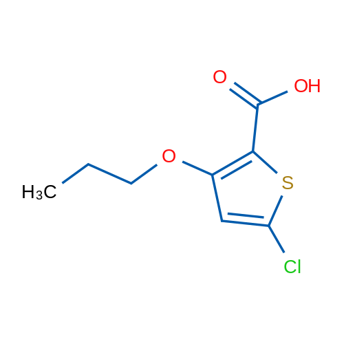 5-Chloro-3-propoxythiophene-2-carboxylic acid 1g