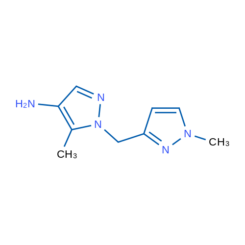 5-Methyl-1-((1-methyl-1h-pyrazol-3-yl)methyl)-1h-pyrazol-4-amine 1g