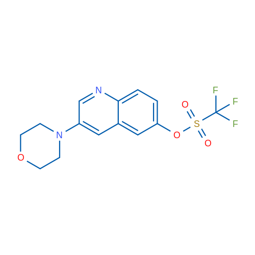 3-Morpholinoquinolin-6-yl trifluoromethanesulfonate 1g