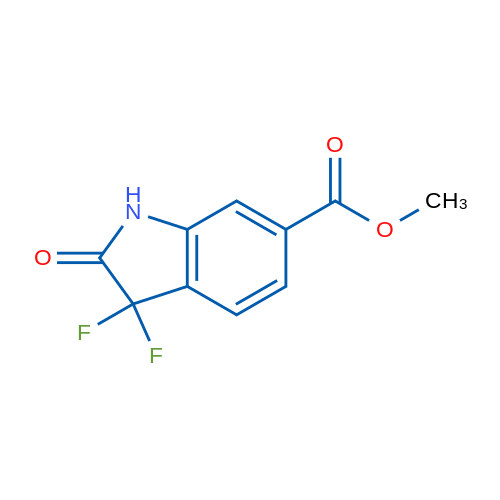 Methyl 3,3-difluoro-2-oxoindoline-6-carboxylate 1g