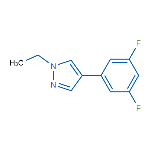 4-(3,5-Difluorophenyl)-1-ethyl-1H-pyrazole 1g