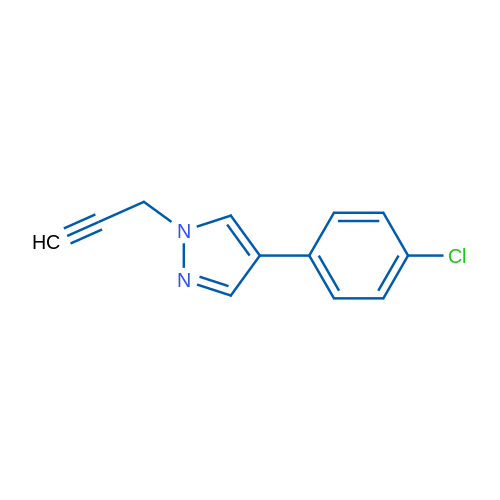 4-(4-Chlorophenyl)-1-(prop-2-yn-1-yl)-1H-pyrazole 1g