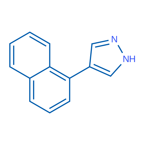 4-(Naphthalen-1-yl)-1H-pyrazole 1g