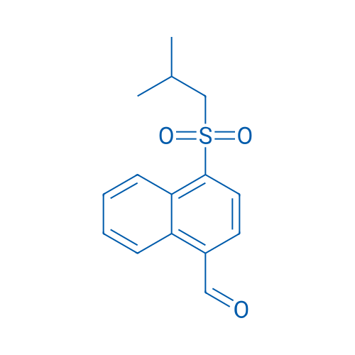 4-(Isobutylsulfonyl)-1-naphthaldehyde 1g
