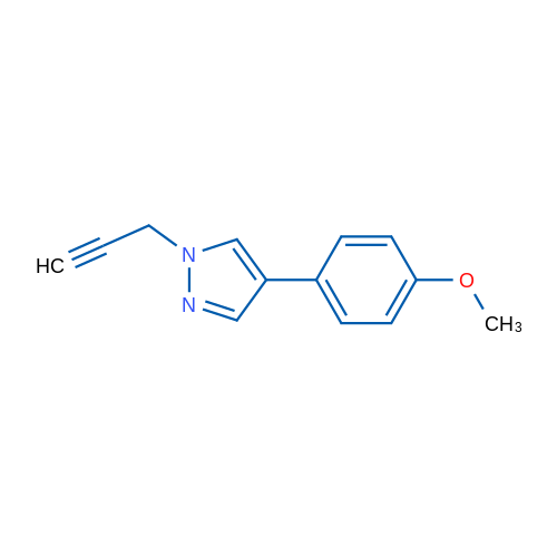 4-(4-Methoxyphenyl)-1-(prop-2-yn-1-yl)-1H-pyrazole 1g