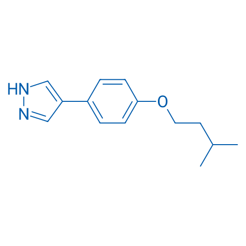 4-(4-(Isopentyloxy)phenyl)-1H-pyrazole 1g