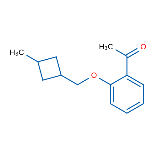 1-(2-((3-Methylcyclobutyl)methoxy)phenyl)ethanone 1g