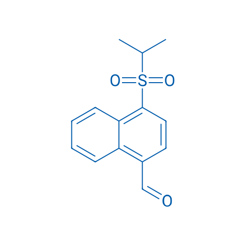 4-(Isopropylsulfonyl)-1-naphthaldehyde 1g