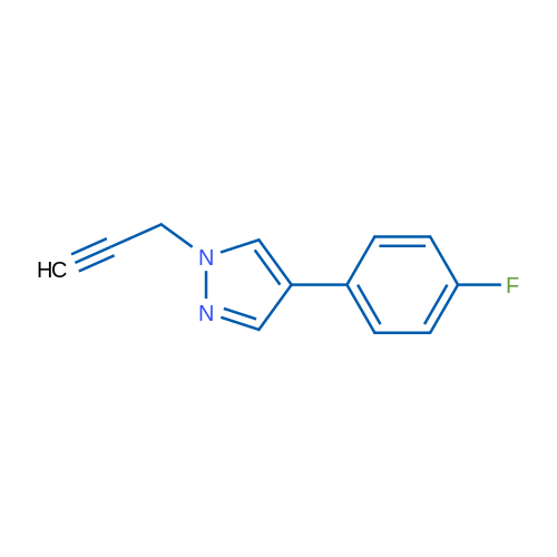 4-(4-Fluorophenyl)-1-(prop-2-yn-1-yl)-1H-pyrazole 1g