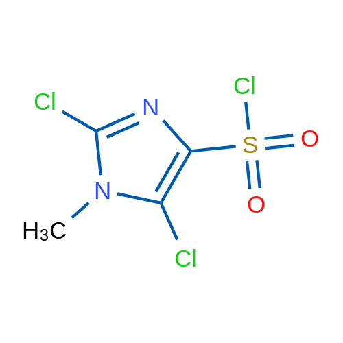 2,5-Dichloro-1-methyl-1H-imidazole-4-sulfonyl chloride 1g