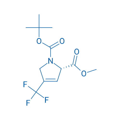 1-(tert-Butyl) 2-methyl (S)-4-(trifluoromethyl)-2,5-dihydro-1H-pyrrole-1,2-dicarboxylate 250mg