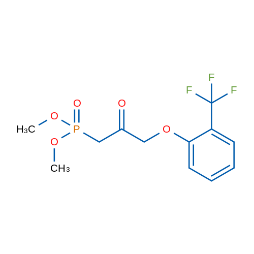 Dimethyl (2-oxo-3-(2-(trifluoromethyl)phenoxy)propyl)phosphonate 5g
