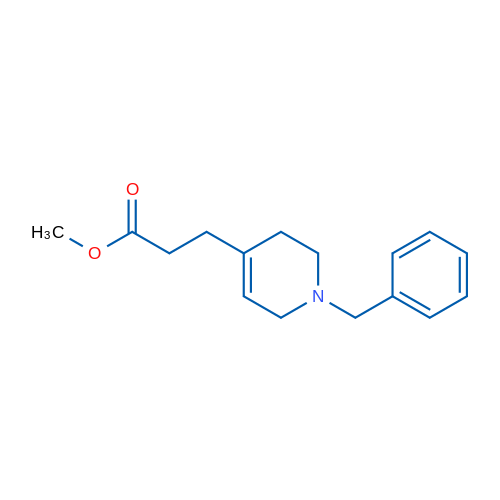 Methyl 3-(1-Benzyl-1,2,3,6-tetrahydro-4-pyridyl)propanoate 1g