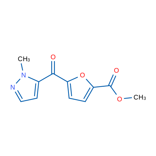 Methyl 5-(1-methyl-1H-pyrazole-5-carbonyl)furan-2-carboxylate 1g