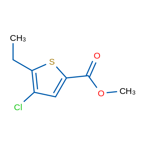 Methyl 4-chloro-5-ethylthiophene-2-carboxylate 1g