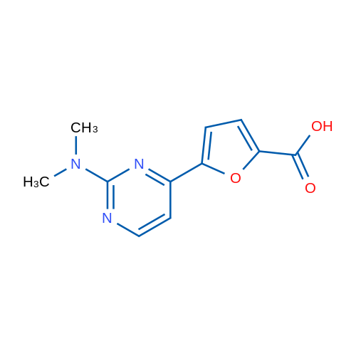5-(2-(Dimethylamino)pyrimidin-4-yl)furan-2-carboxylic acid 1g