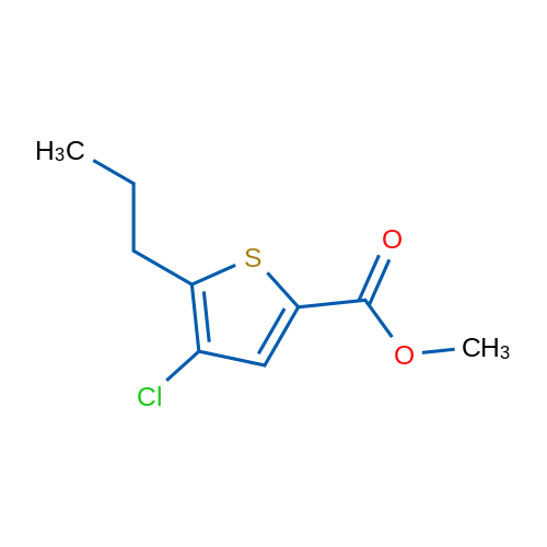 Methyl 4-chloro-5-propylthiophene-2-carboxylate 1g