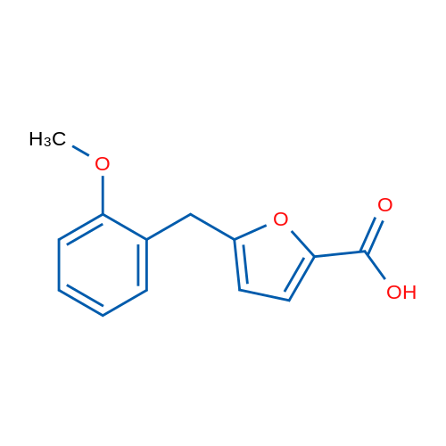 5-(2-Methoxybenzyl)furan-2-carboxylic acid 1g