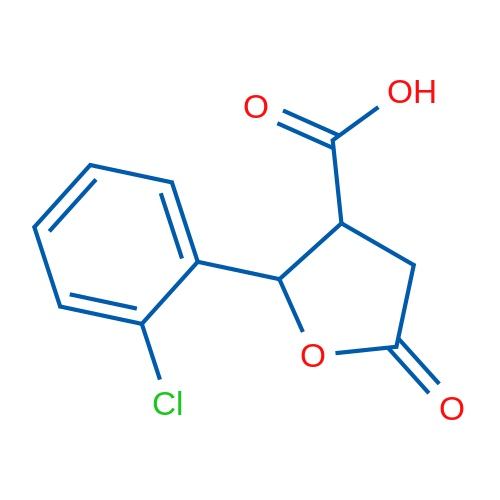 2-(2-Chlorophenyl)-5-oxotetrahydrofuran-3-carboxylic acid 1g
