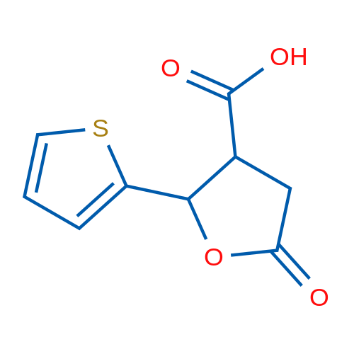 5-Oxo-2-(thiophen-2-yl)tetrahydrofuran-3-carboxylic acid 1g