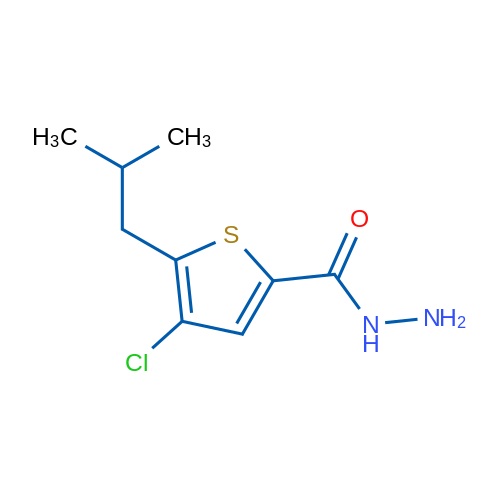 4-Chloro-5-isobutylthiophene-2-carbohydrazide 1g
