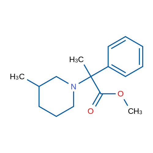 Methyl 2-(3-methylpiperidin-1-yl)-2-phenylpropanoate 1g